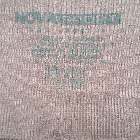 Nova Sports light mauve  2pc set sports bra legging set  Sz M  NWOT - Picture 9 of 10